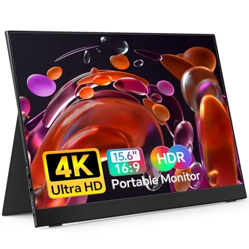 ForHelp True 4K Portable Monitor 15.6